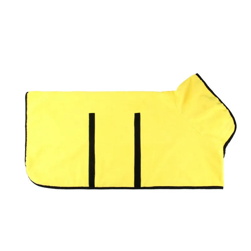 Pet Drying Bathrobe – Ultra-Absorbent Microfibre Towel for Dogs