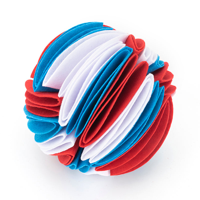 Dog Snuffle Ball – Interactive IQ Enrichment Toy for Dogs & Cats