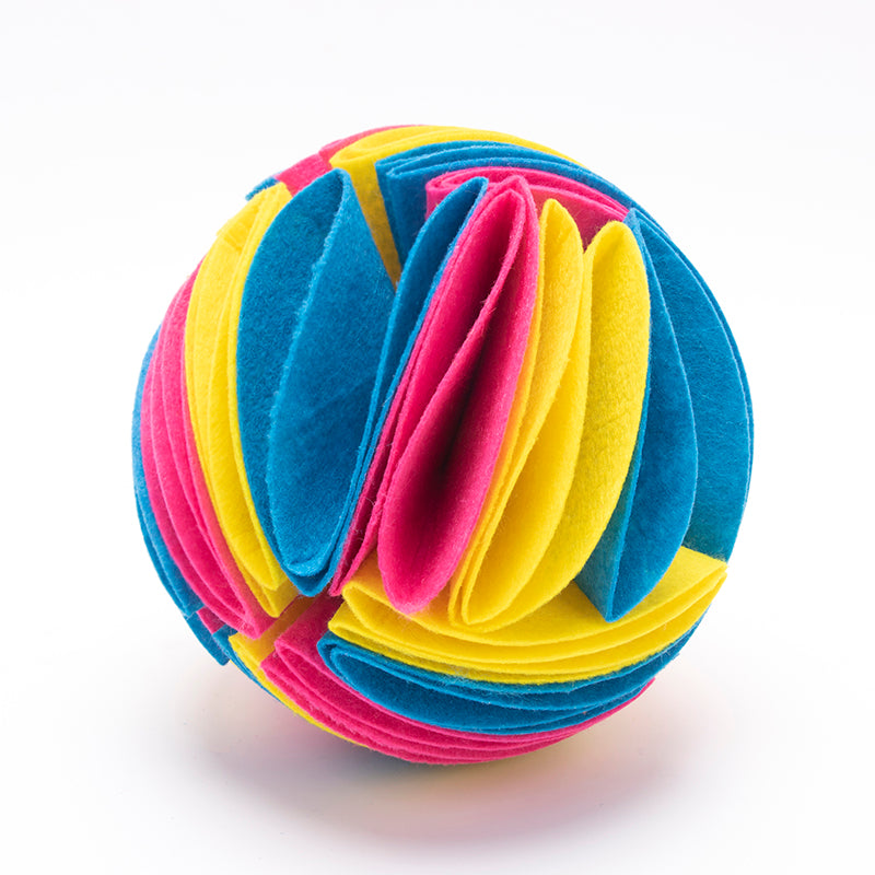 Dog Snuffle Ball – Interactive IQ Enrichment Toy for Dogs & Cats
